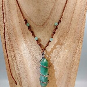 Aventurine Macrame Necklace