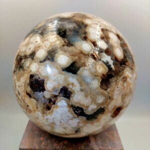 Large Ocean Jasper Sphere from Madagascar 10cm