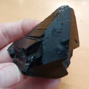 Black Tourmaline Mercedes Badge Specimen