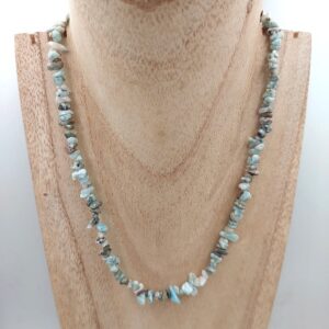 Larimar chip Necklace
