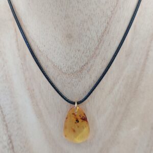 Amber Teardrop Necklace