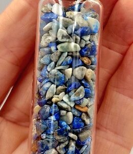 Lapis Lazuli Gem Chip Bottle