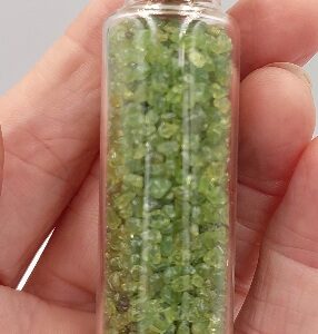 Peridot Gem Chip Bottle
