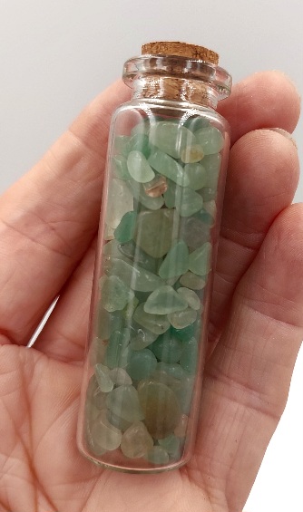 Aventurine Gem Chip Bottle
