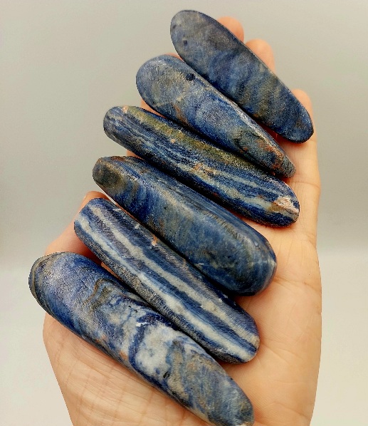 Banded Sodalite Wand Unpolished