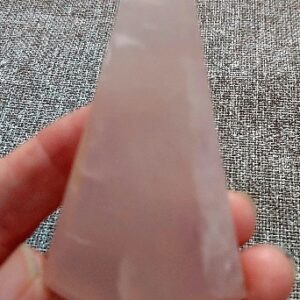 Vogel Style Rose Quartz Obelisk 8cm