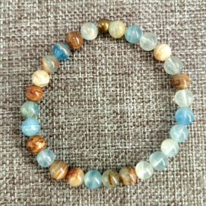 Blue Calcite Bracelet with 6mm beads