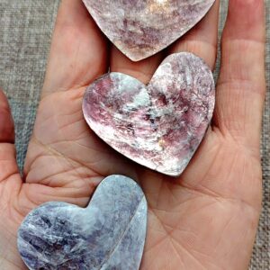 Purple Mica Heart