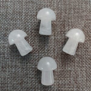 Snowy Quartz Mini Mushroom
