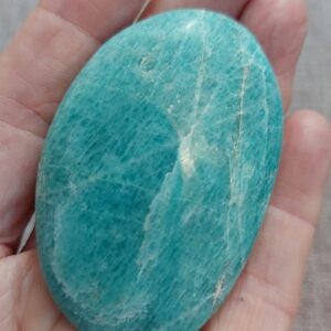 Amazonite Palm Stone 6cm