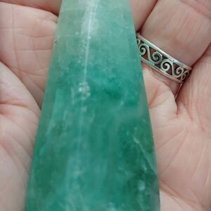 Small Green Fluorite Prism Wand 6.5cm