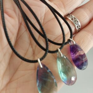 Faceted Fluorite Necklace