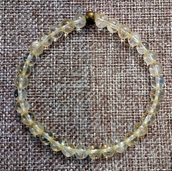 Natural Citrine Bracelet with 6mm beads