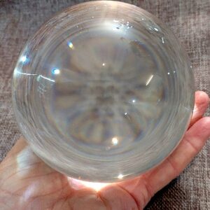 Clear Quartz Sphere with stand 102mm