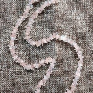 Rose Quartz Chip Necklace