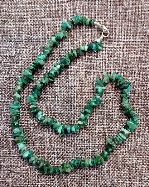 Emerald Chip Necklace