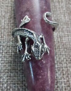 Silver Colour Lizzard Ring