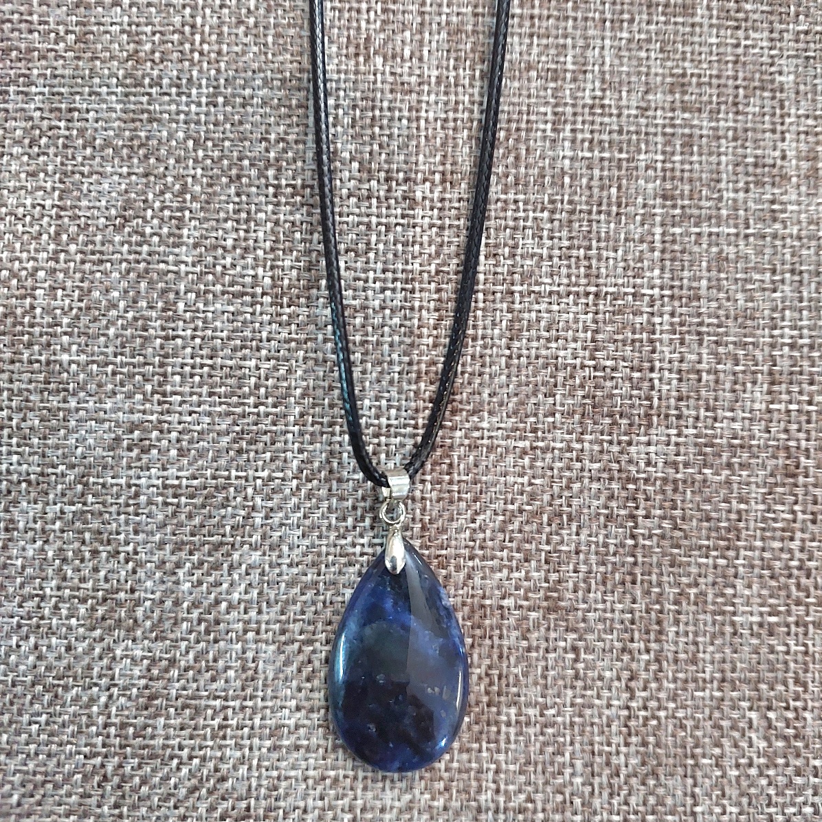 Sodalite Teardrop Necklace