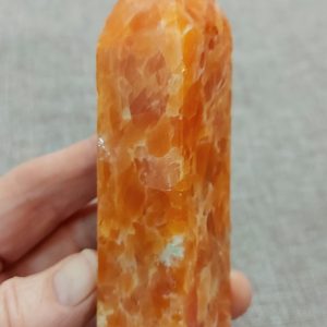 Orange Calcite Prism 11cm