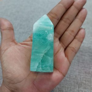 Opalised Green Fluorite Prism 7.5cm
