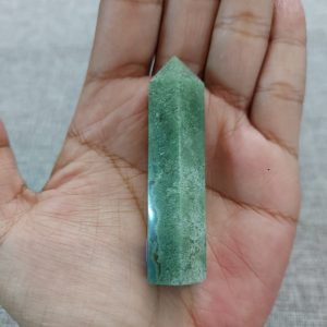 Moss Agate Prism 6.5