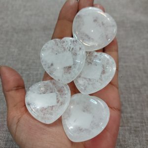 Clear Quartz Heart 4cm
