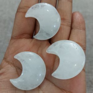 Clear Quartz Moon 3cm